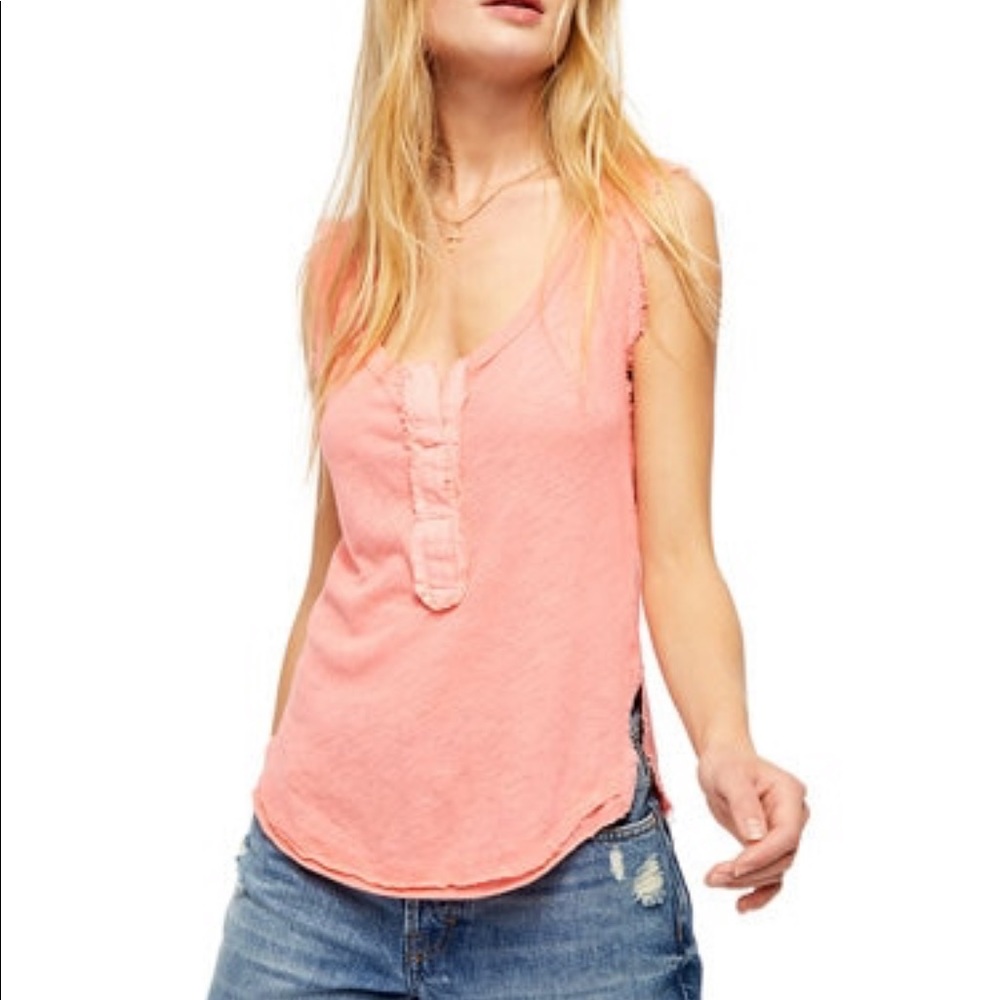 Free People Vacay Tank (coral)